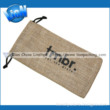 Eco-Friendly High Density Drawstring Jute Burlap Bag for Anniversary Gifts (E-070)